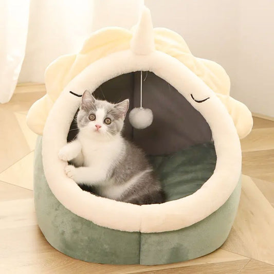 Adorable Dinosaur Pet House with Bonus Toy