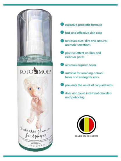 Probiotic Shampoo for Sphynx Cats (4.22)