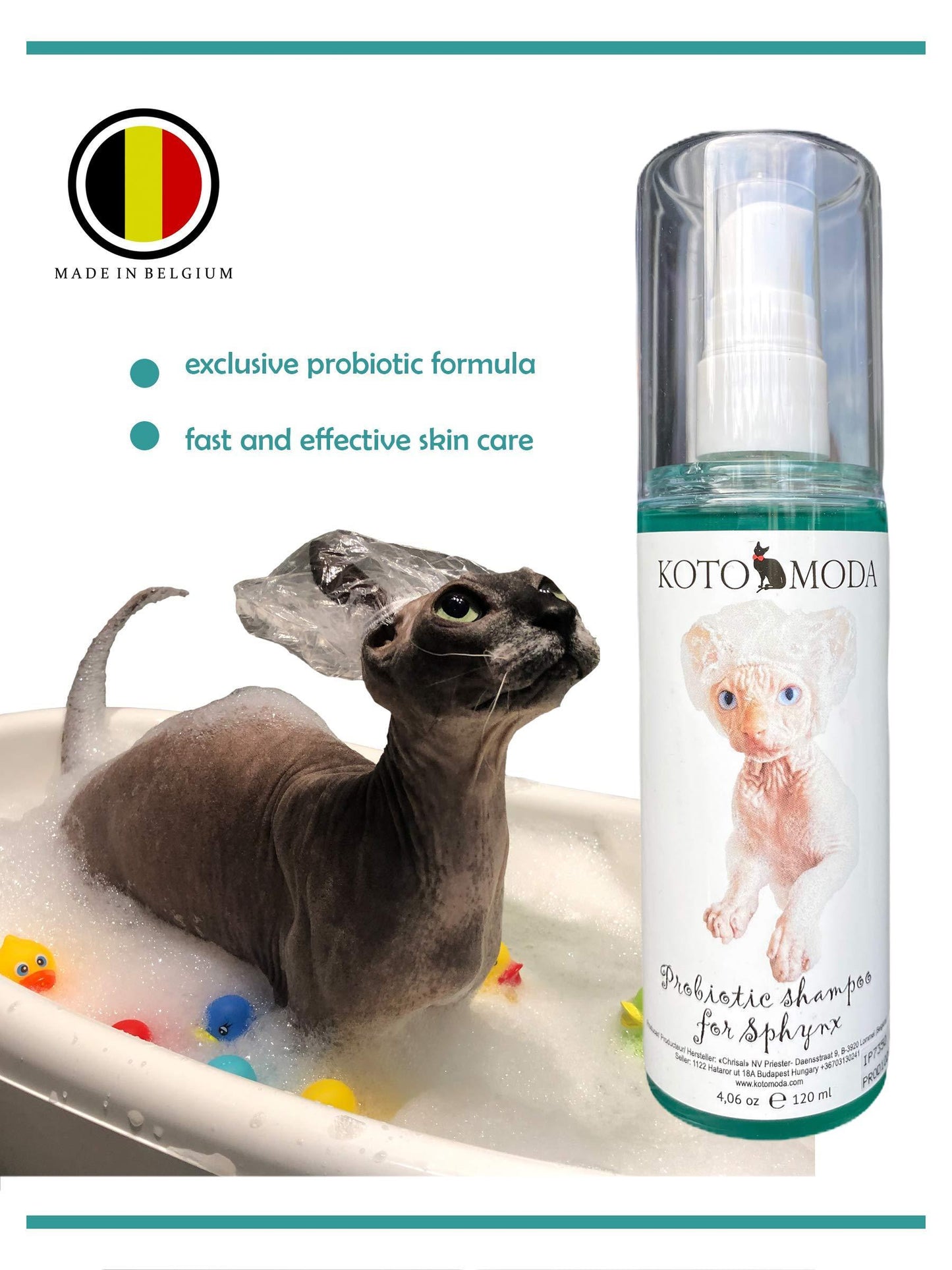 Probiotic Shampoo for Sphynx Cats (4.22)