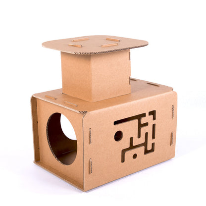 Cardboard Cat House – Eco-Friendly Playhouse for Cats