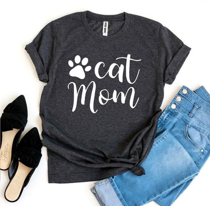 Cat Mom T-shirt – Cute and Comfy Shirt for Cat Lovers