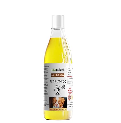 Shampoo für Hunde und Katzen – Shampoo für alle Hunde, 330 ml (Zecken und Flöhe)