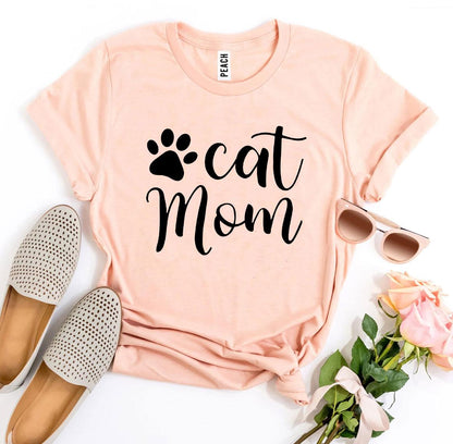 Cat Mom T-shirt – Cute and Comfy Shirt for Cat Lovers