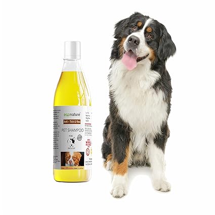 Shampoo für Hunde und Katzen – Shampoo für alle Hunde, 330 ml (Zecken und Flöhe)