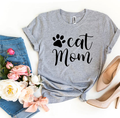 Cat Mom T-shirt – Cute and Comfy Shirt for Cat Lovers